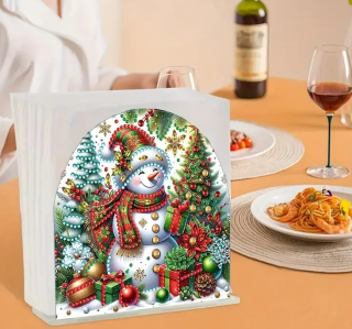 Preview: Diamond Painting  5D-Serviettenhalter-Weihnachtsmann
